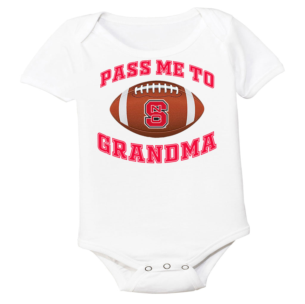 NC State Wolfpack Pass Me to GrandPA, & Other Loved Ones Baby Bodysuit