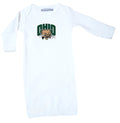 Ohio Bobcats LOGO Baby Layette Gown
