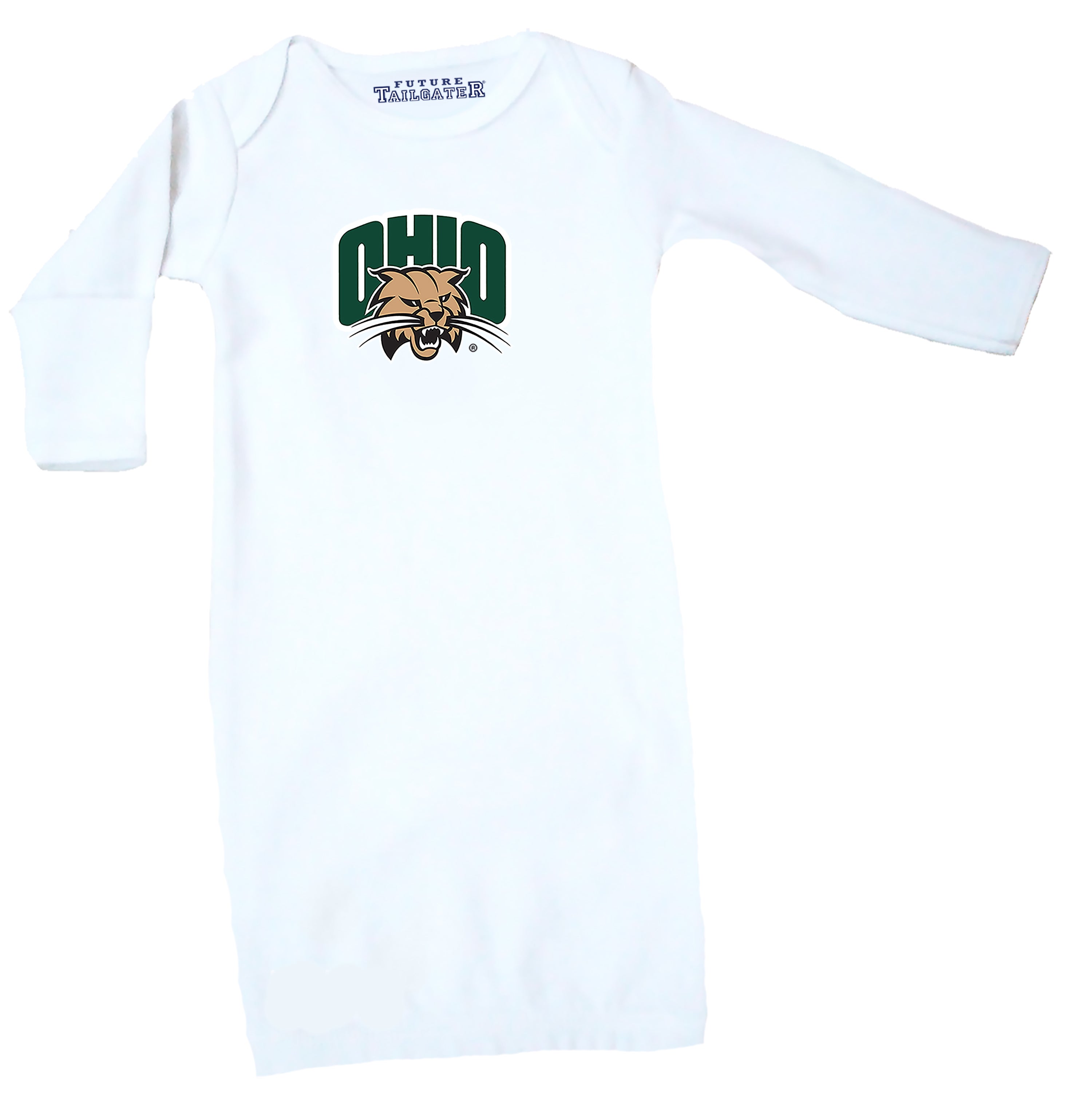 Ohio Bobcats LOGO Baby Layette Gown