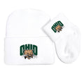Ohio Bobcats Baby Knit Cap and Socks Set