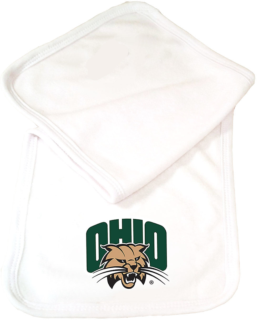 Ohio Bobcats Baby Burp Cloth