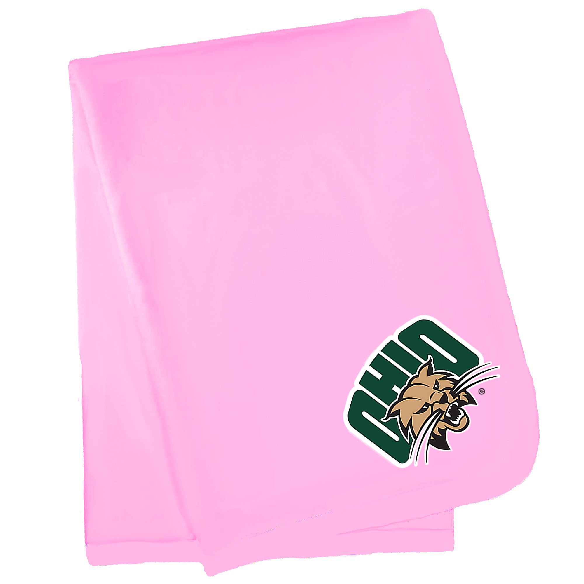 Ohio Bobcats Baby Receiving Blanket