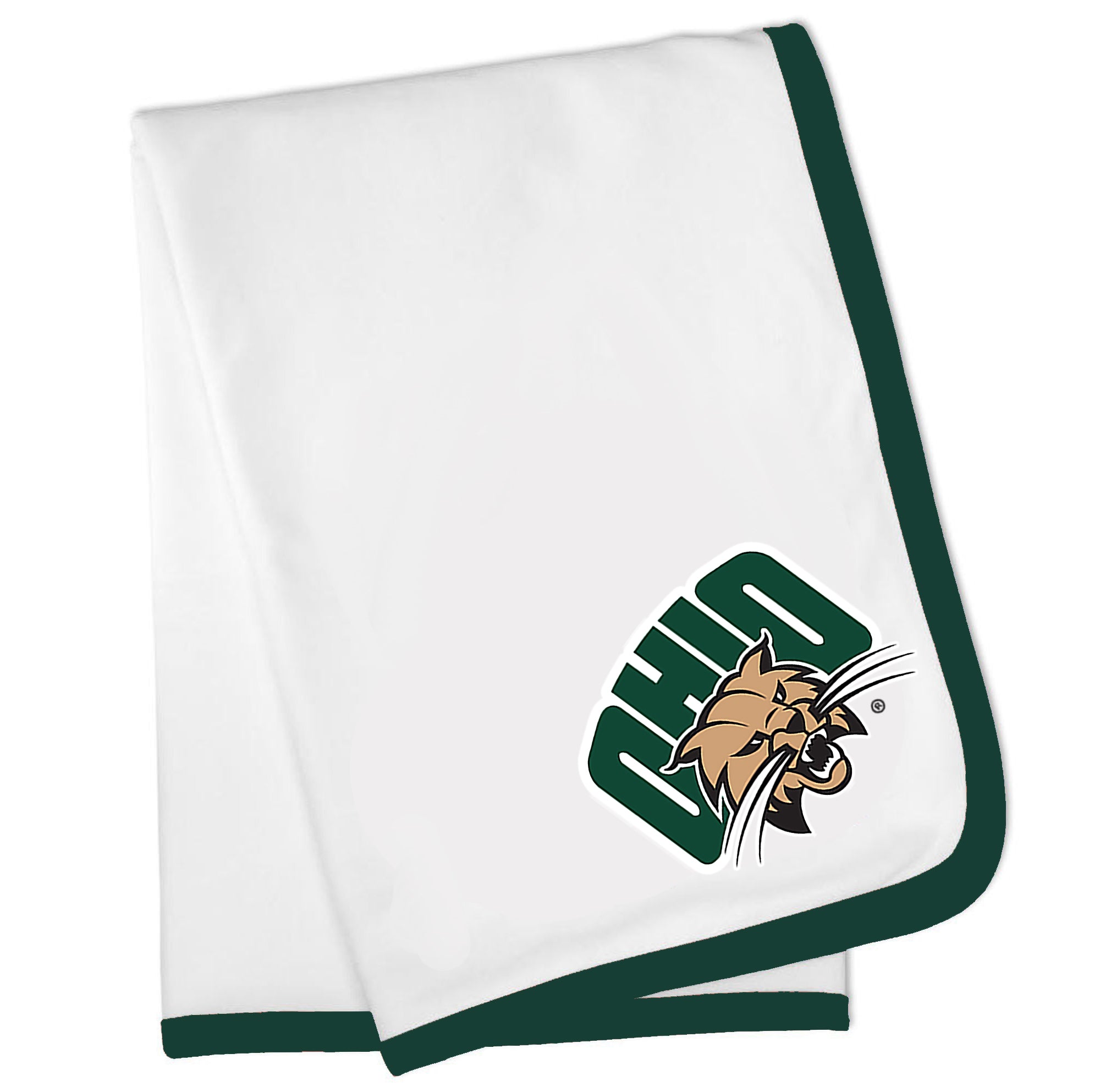 Ohio Bobcats Baby Receiving Blanket
