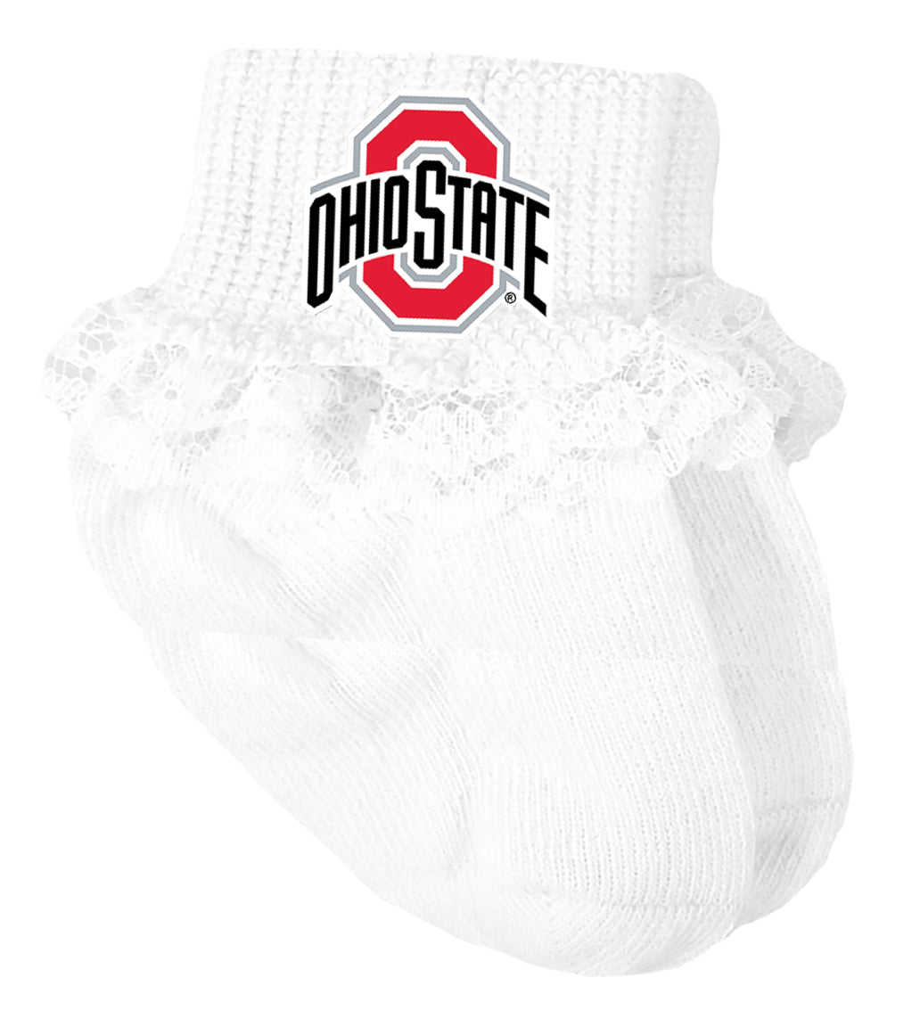 Ohio State Buckeyes Baby Socks