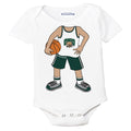 Ohio Bobcats Heads Up! Basketball Player Baby Bodysuit