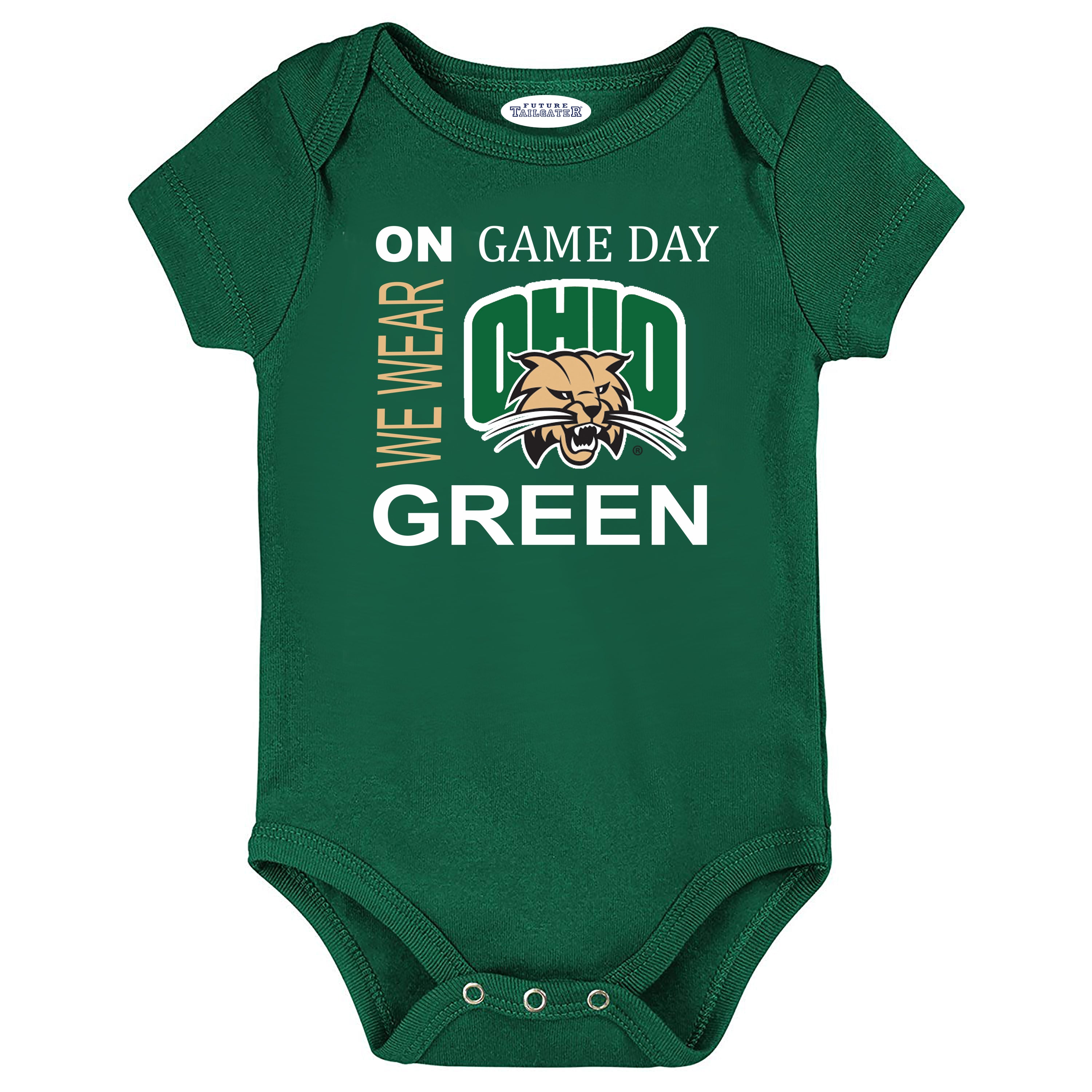 Ohio Bobcats On Game Day Baby Bodysuit