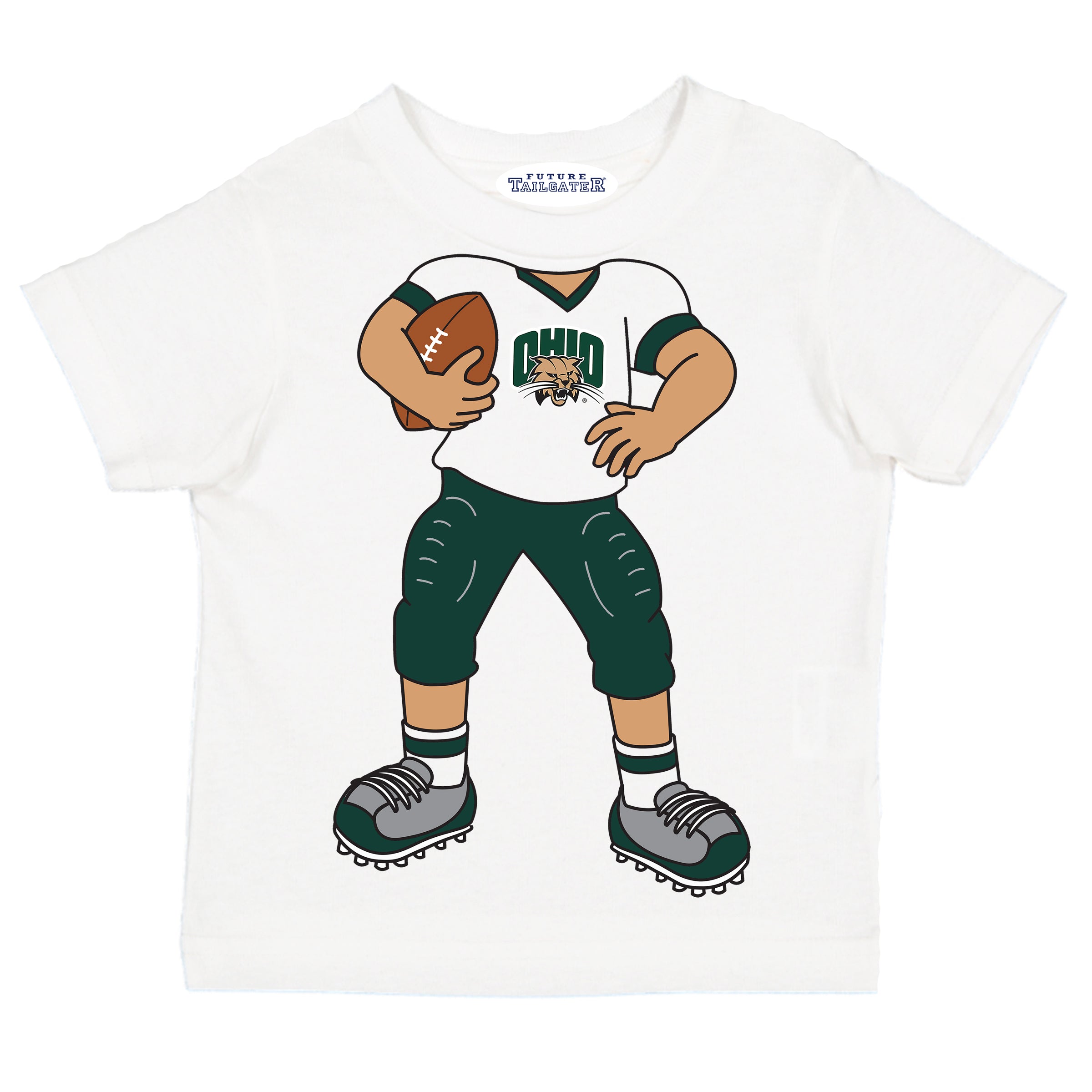 Ohio Bobcats Heads Up! Football Player Baby/Toddler/Youth T-Shirt