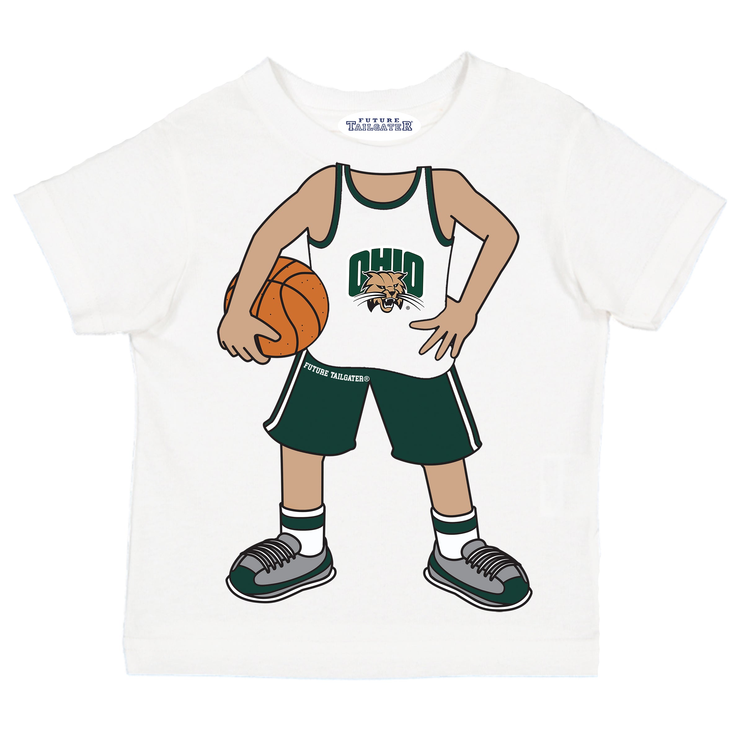 Ohio Bobcats Heads Up! Basketball Player Baby/Toddler/Youth T-Shirt
