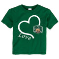 Ohio Bobcats Love Heart Baby/Toddler/Youth T-Shirt