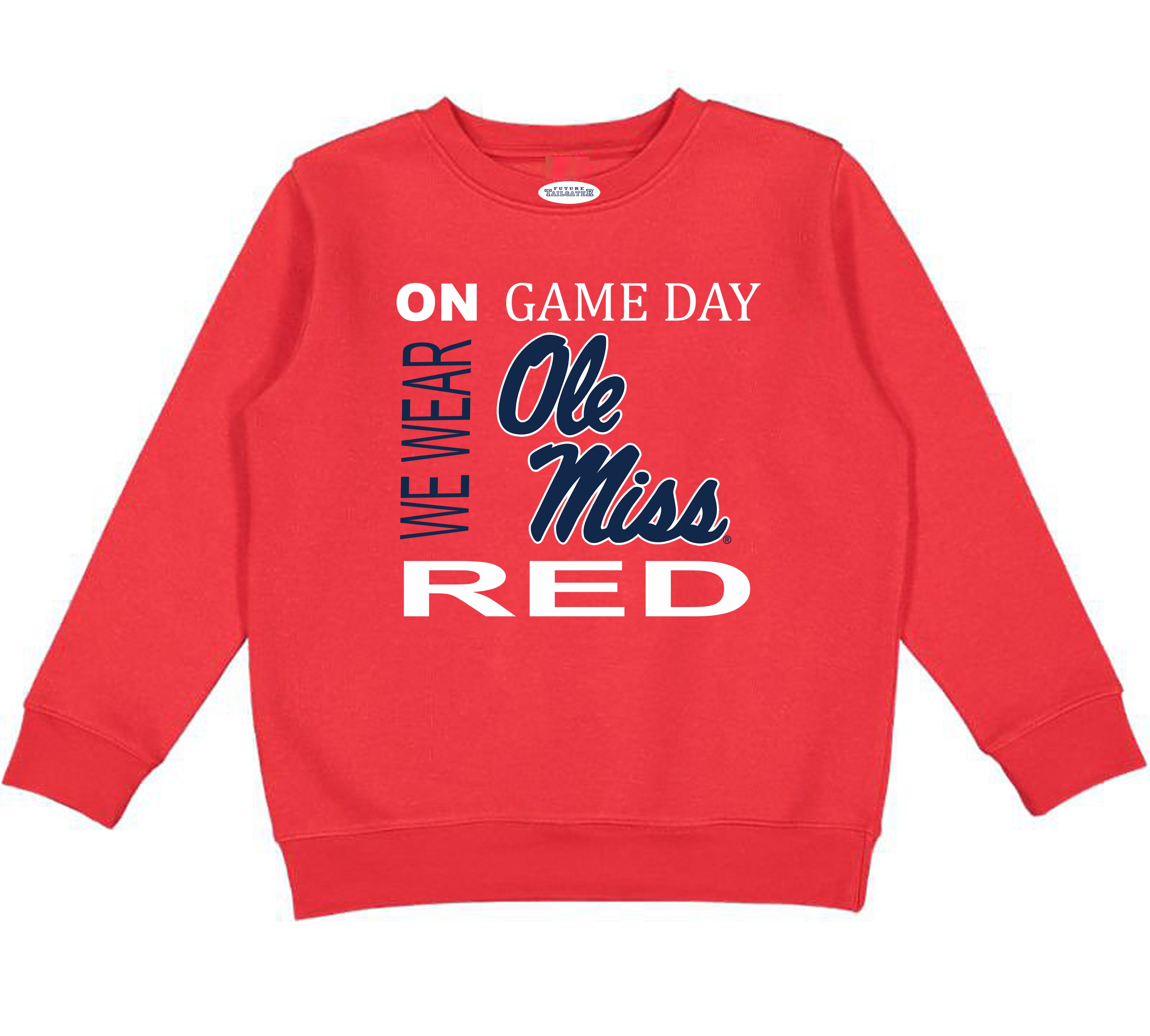 Ole Miss Rebels On Game Day Baby/Toddler/Youth Sweatshirt