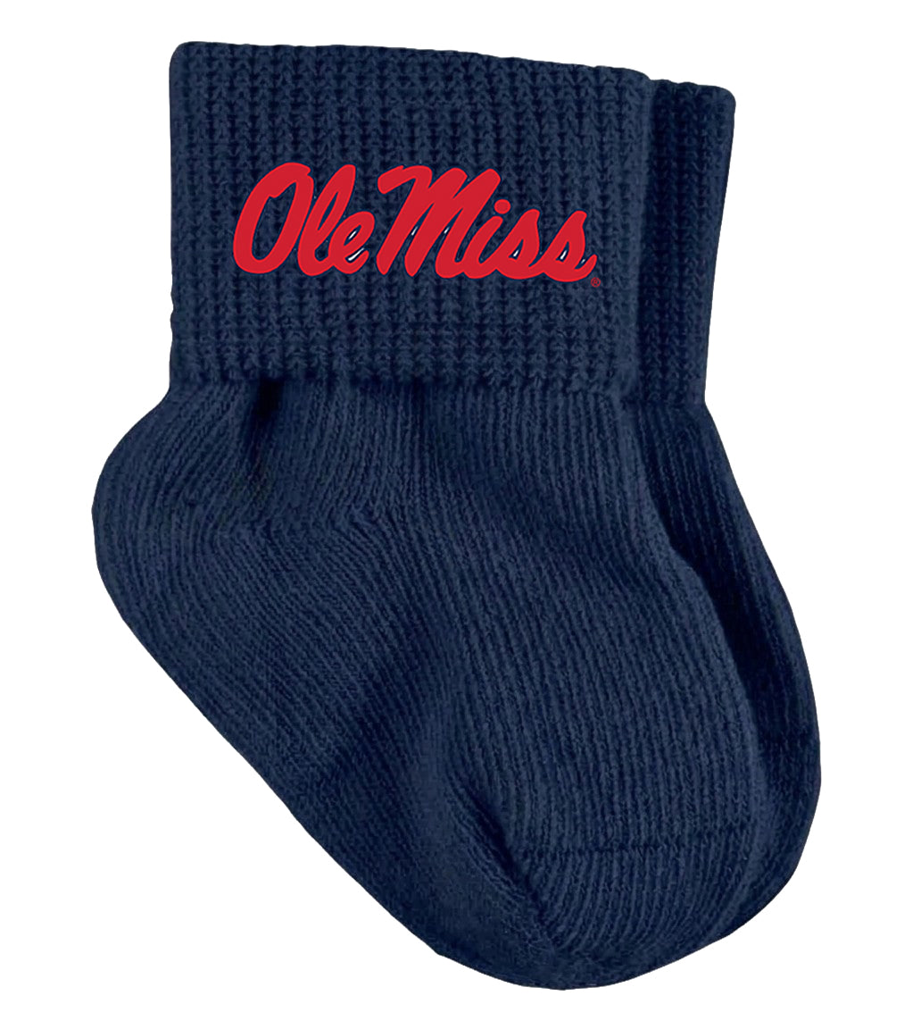 Mississippi Ole Miss Rebels Baby Socks