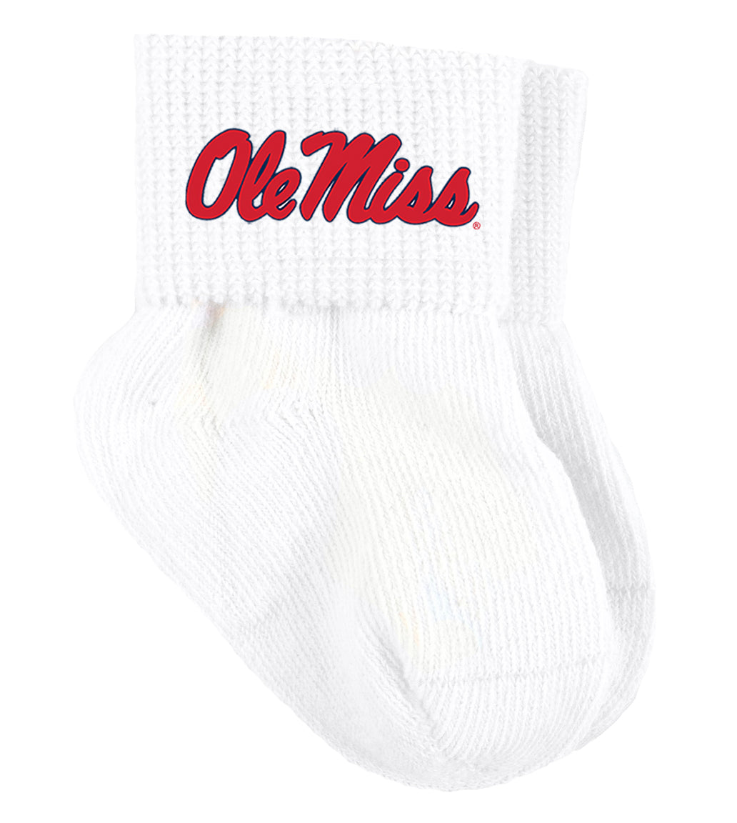 Mississippi Ole Miss Rebels Baby Socks