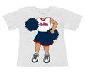 Ole Miss Rebels Heads Up! Cheerleader Baby/Toddler/Youth T-Shirt
