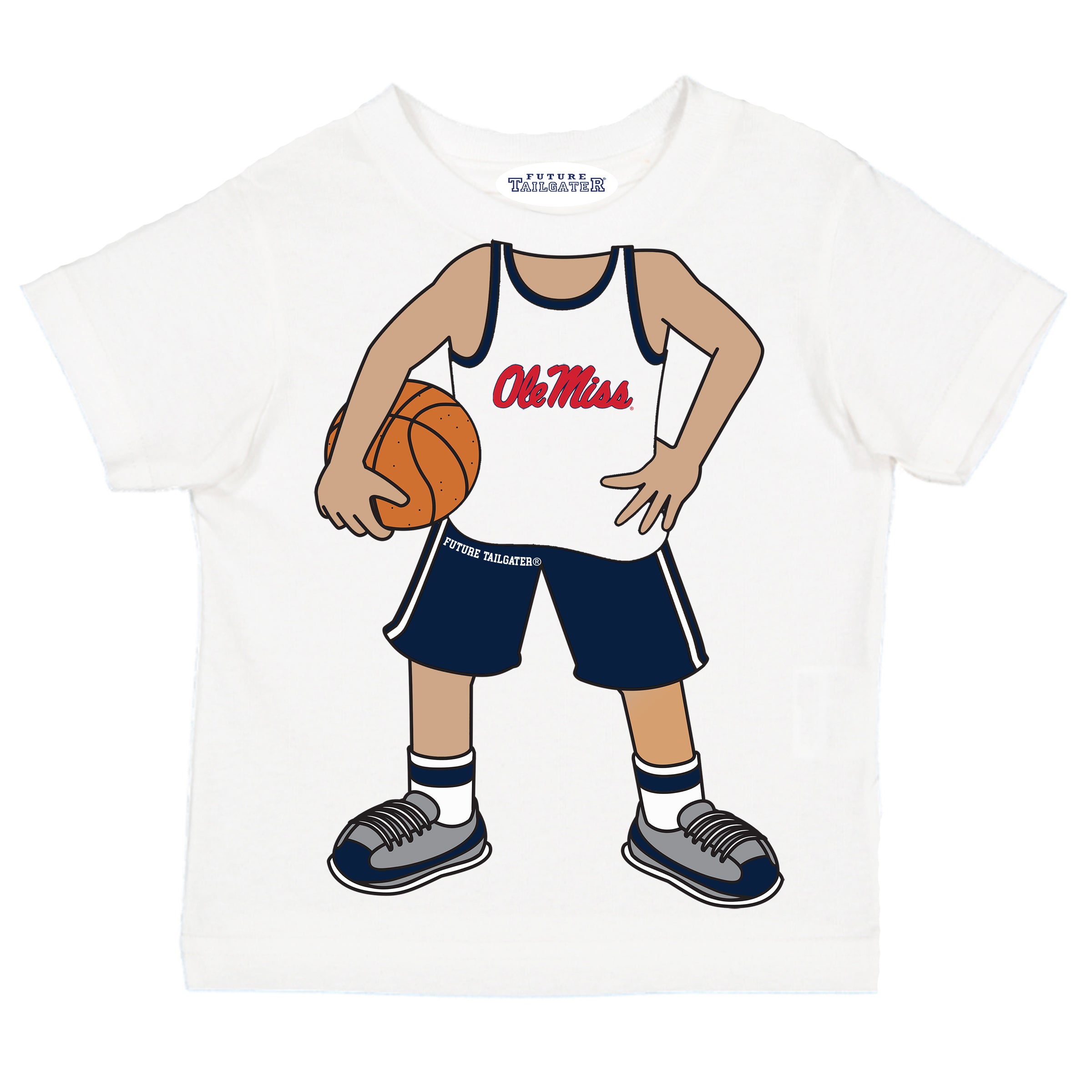 Ole Miss Rebels Heads Up! Basketball Player Baby/Toddler/Youth T-Shirt