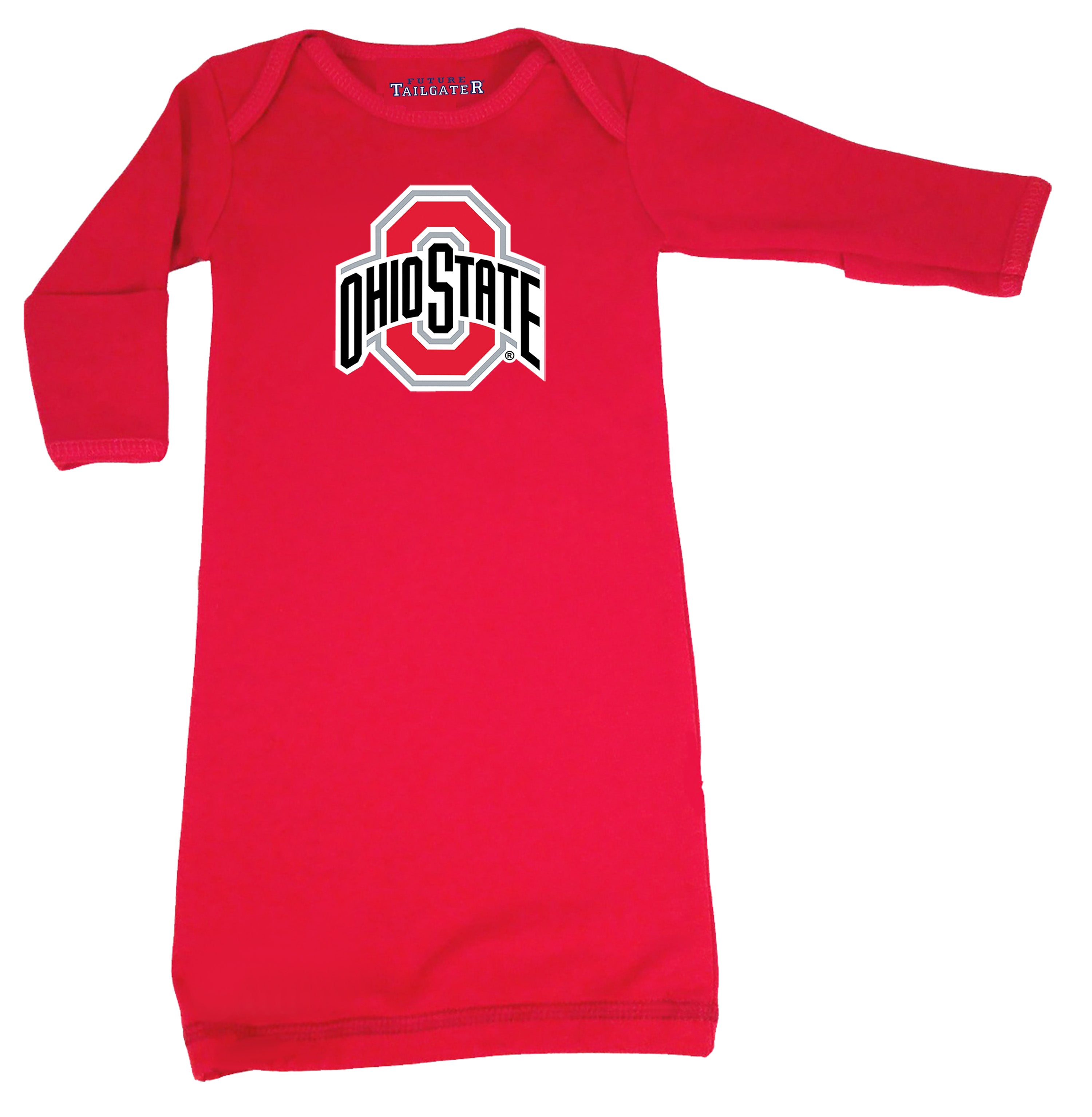 Ohio State Buckeyes LOGO Baby Layette Gown