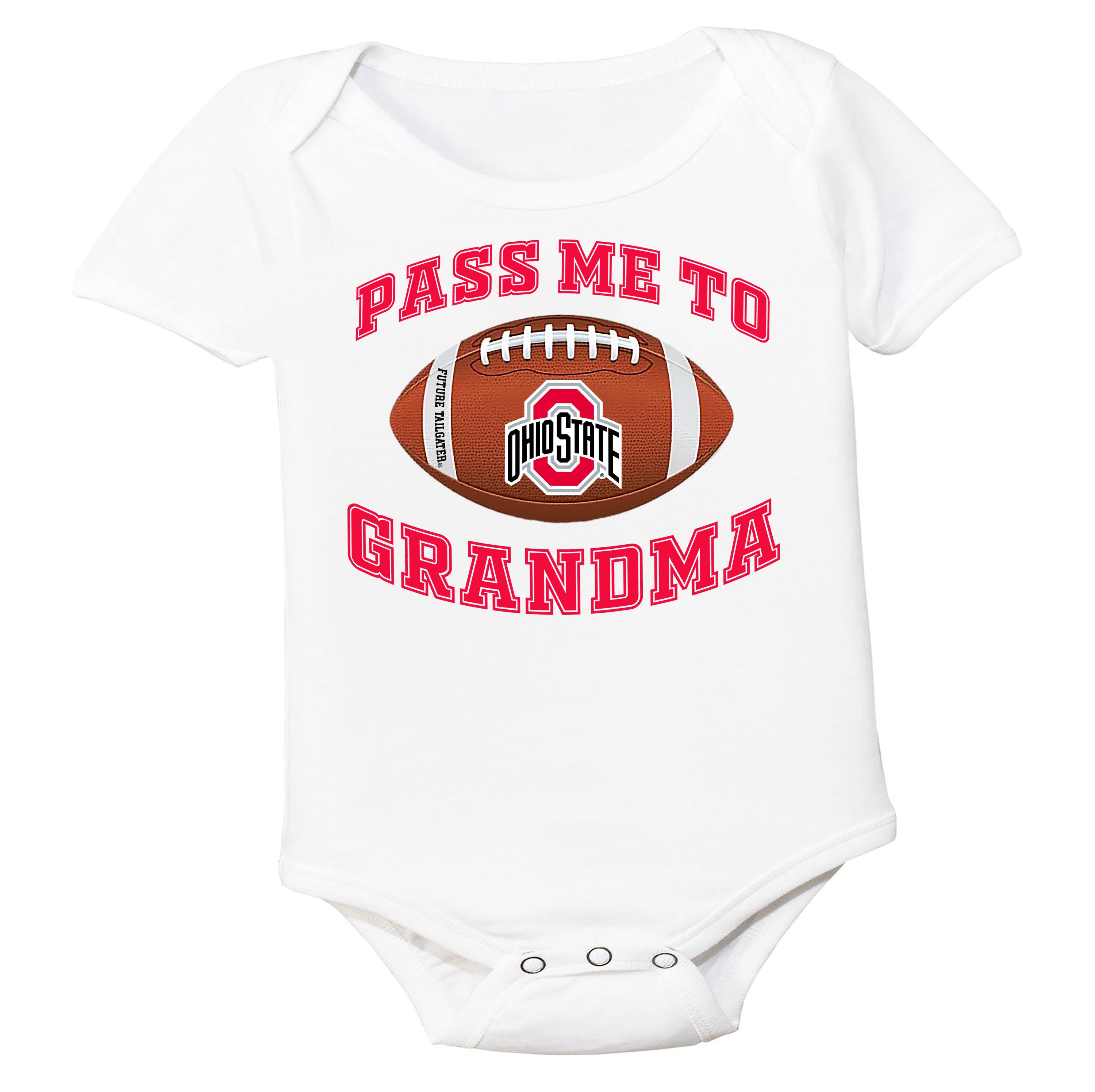 Ohio State Buckeyes Pass Me to GrandPA, & Other Loved Ones Baby Bodysuit