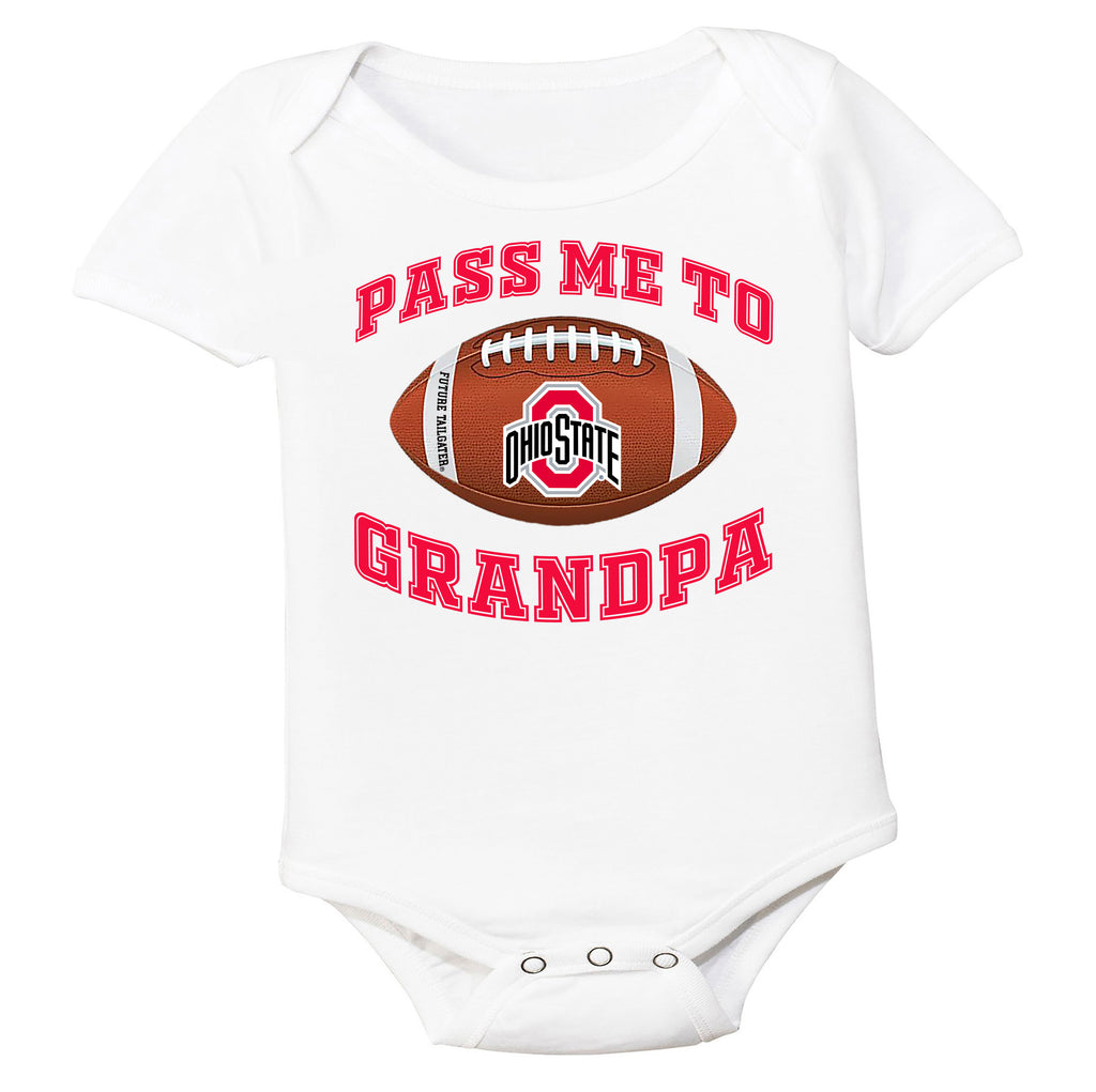 Ohio State Buckeyes Pass Me to GrandPA, & Other Loved Ones Baby Bodysuit