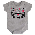 Ohio State Buckeyes Stadium Chant Baby Bodysuit - Gray