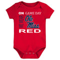 Ole Miss Rebels On Game Day Baby Bodysuit