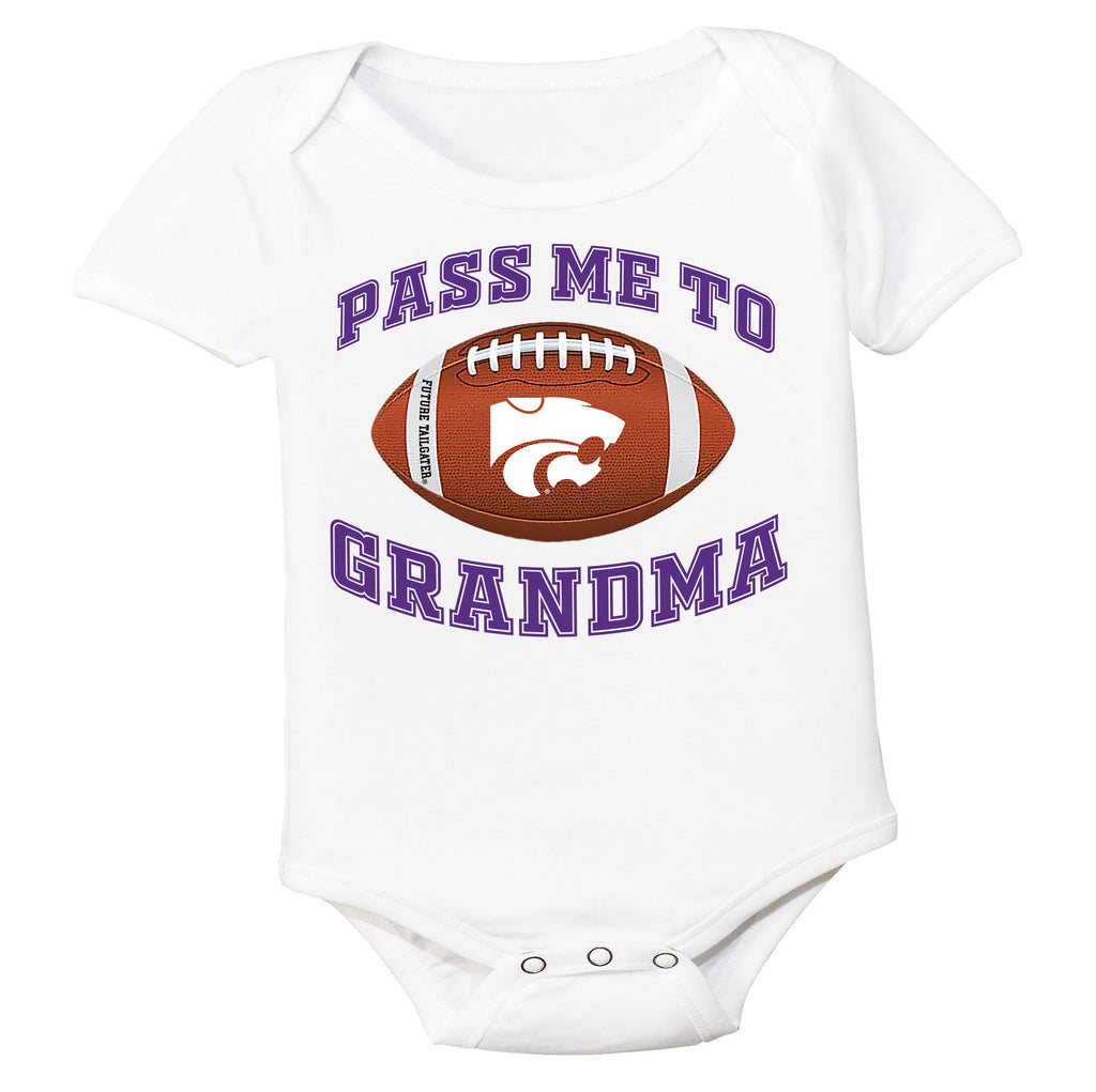 Kansas State Wildcats Pass Me to GrandPA, & Other Loved Ones Baby Bodysuit