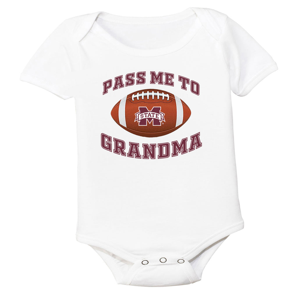 Mississippi State Bulldogs Pass Me to GrandPA, & Other Loved Ones Baby Bodysuit