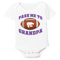Kansas State Wildcats Pass Me to GrandPA, & Other Loved Ones Baby Bodysuit
