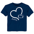 Penn State Nittany Lions Love Heart Baby/Toddler/Youth T-Shirt