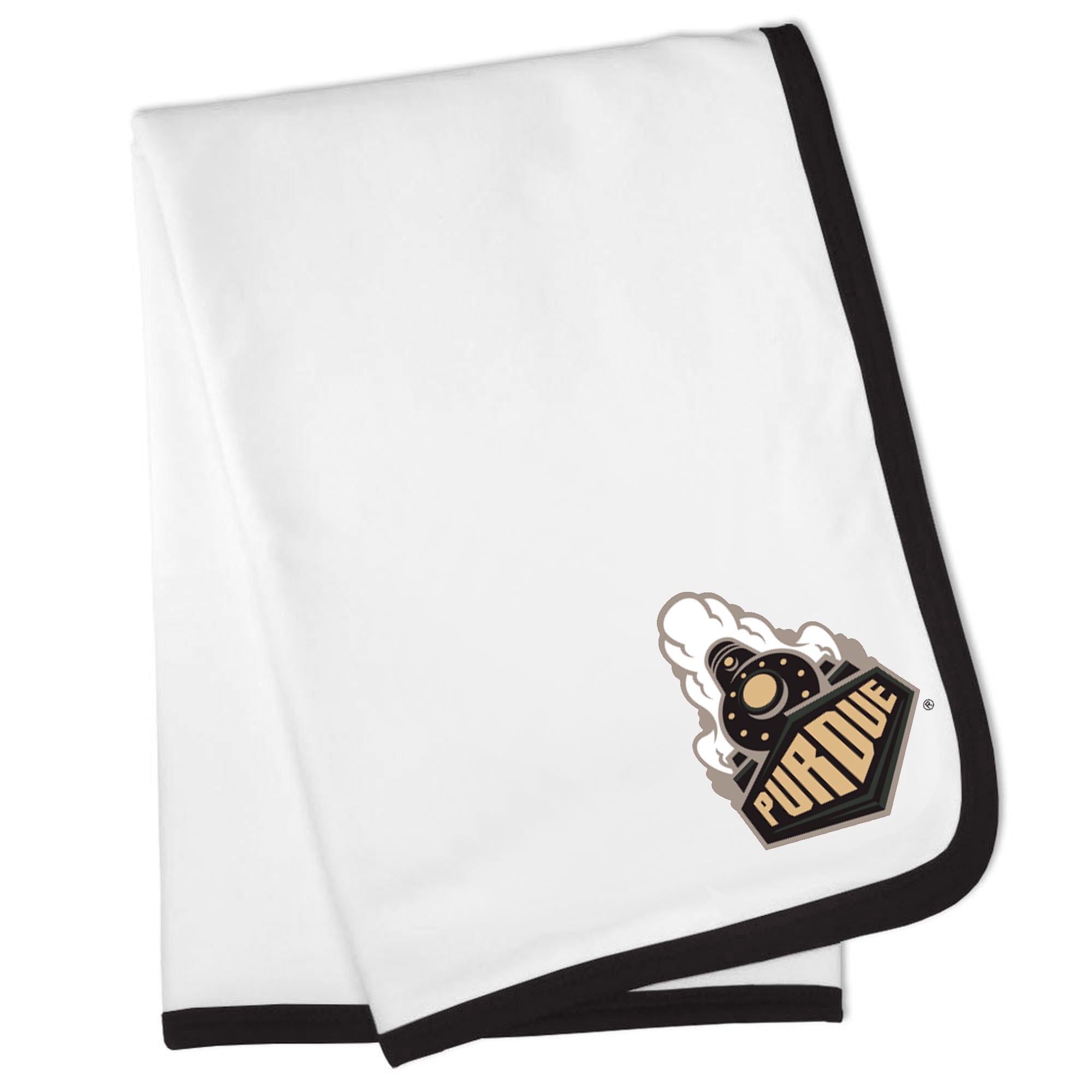 Purdue Boiler Makers Baby Receiving Blanket
