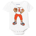 Syracuse Orange Heads Up! Football Player Baby Bodysuit