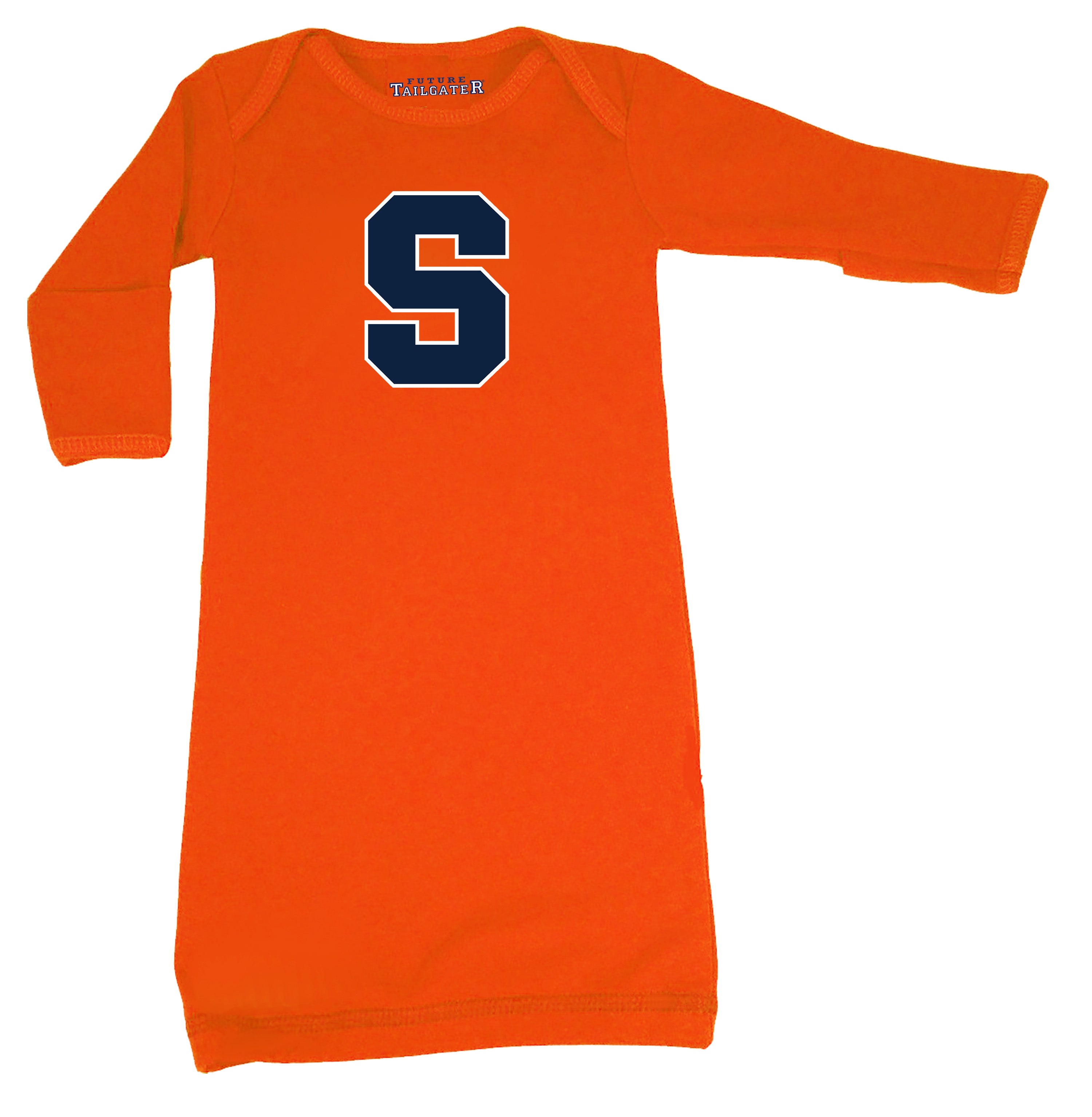 Syracuse Orange LOGO Baby Layette Gown