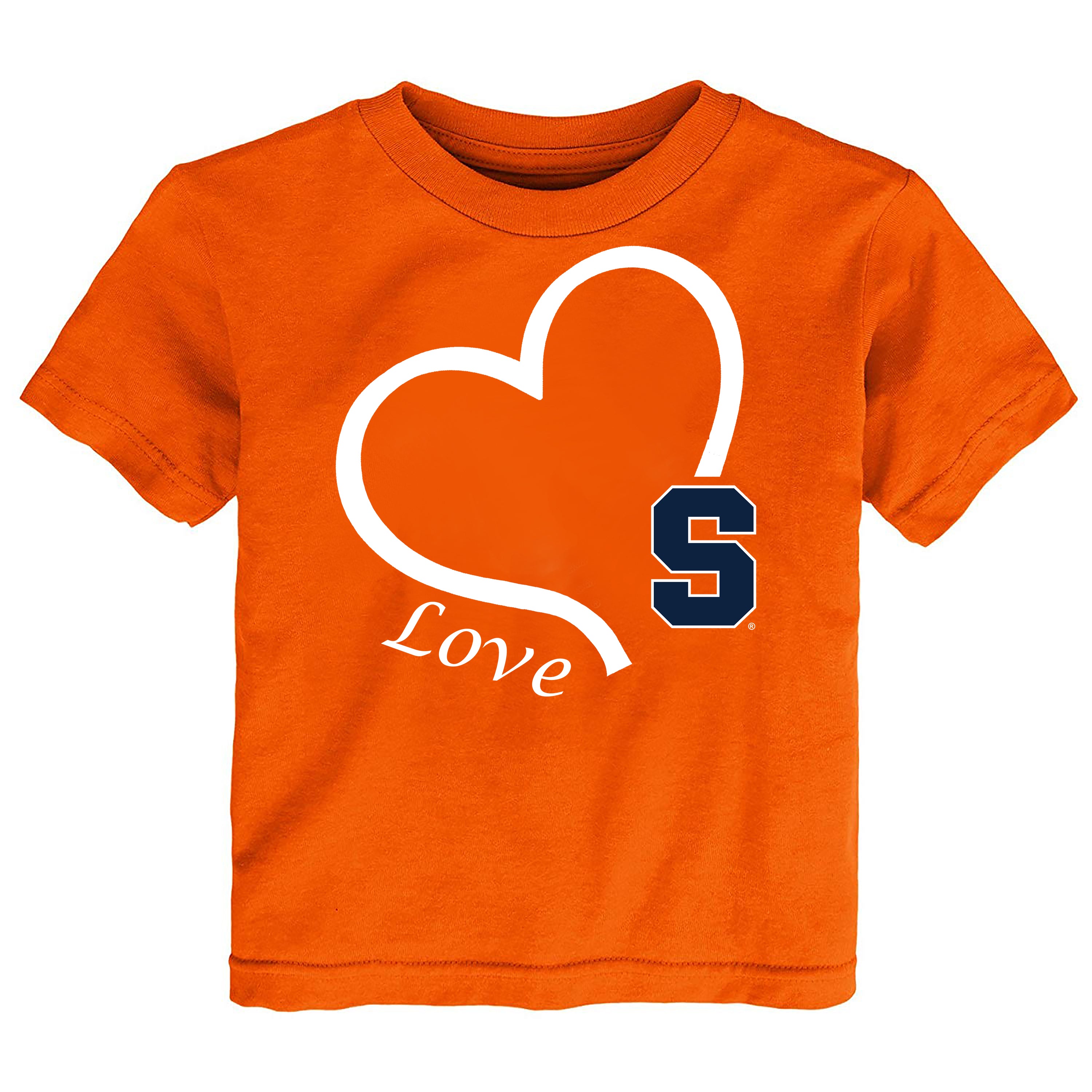 Syracuse Orange Love Heart Baby/Toddler/Youth T-Shirt