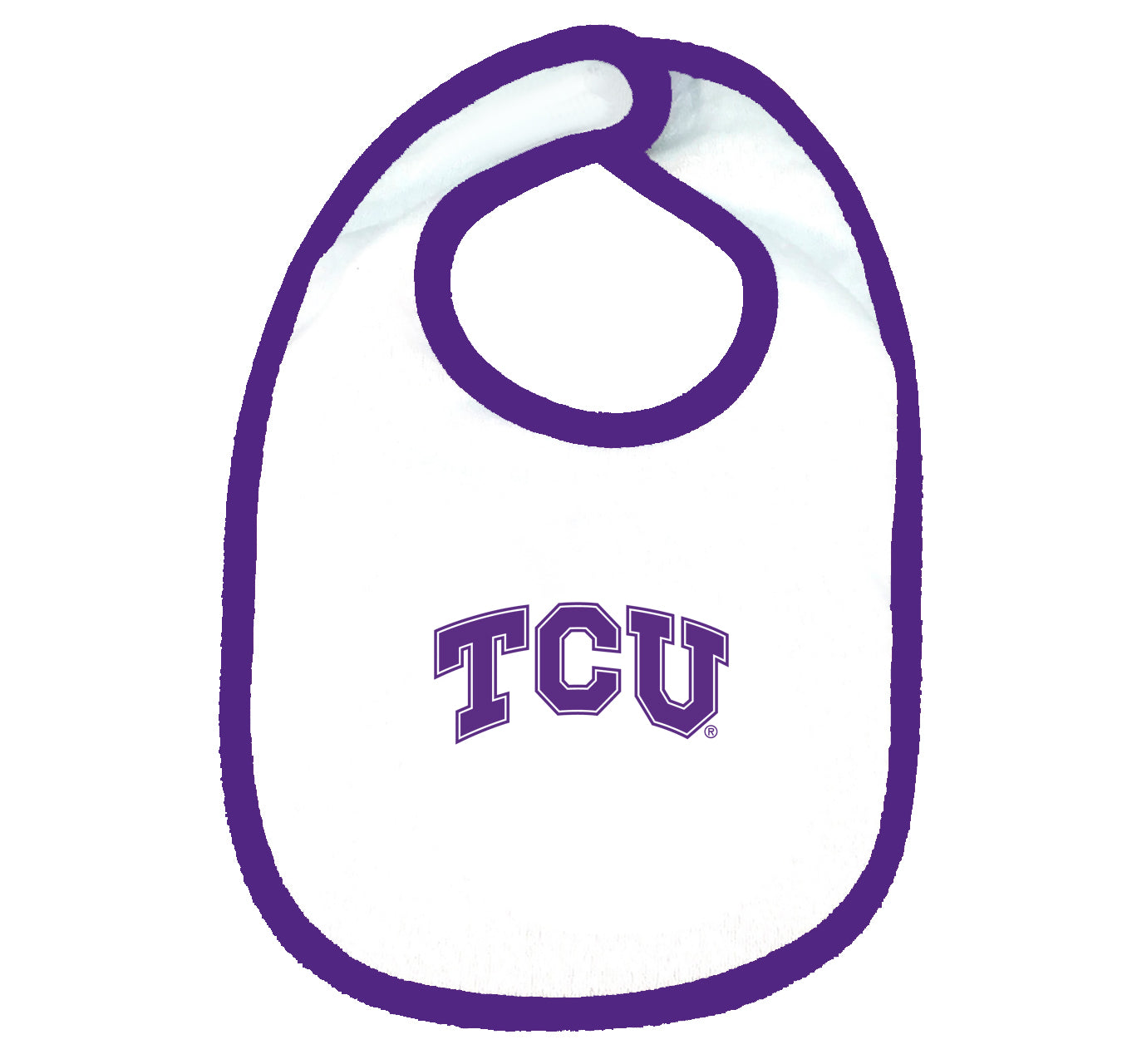 TCU Horned Frogs Baby Bib