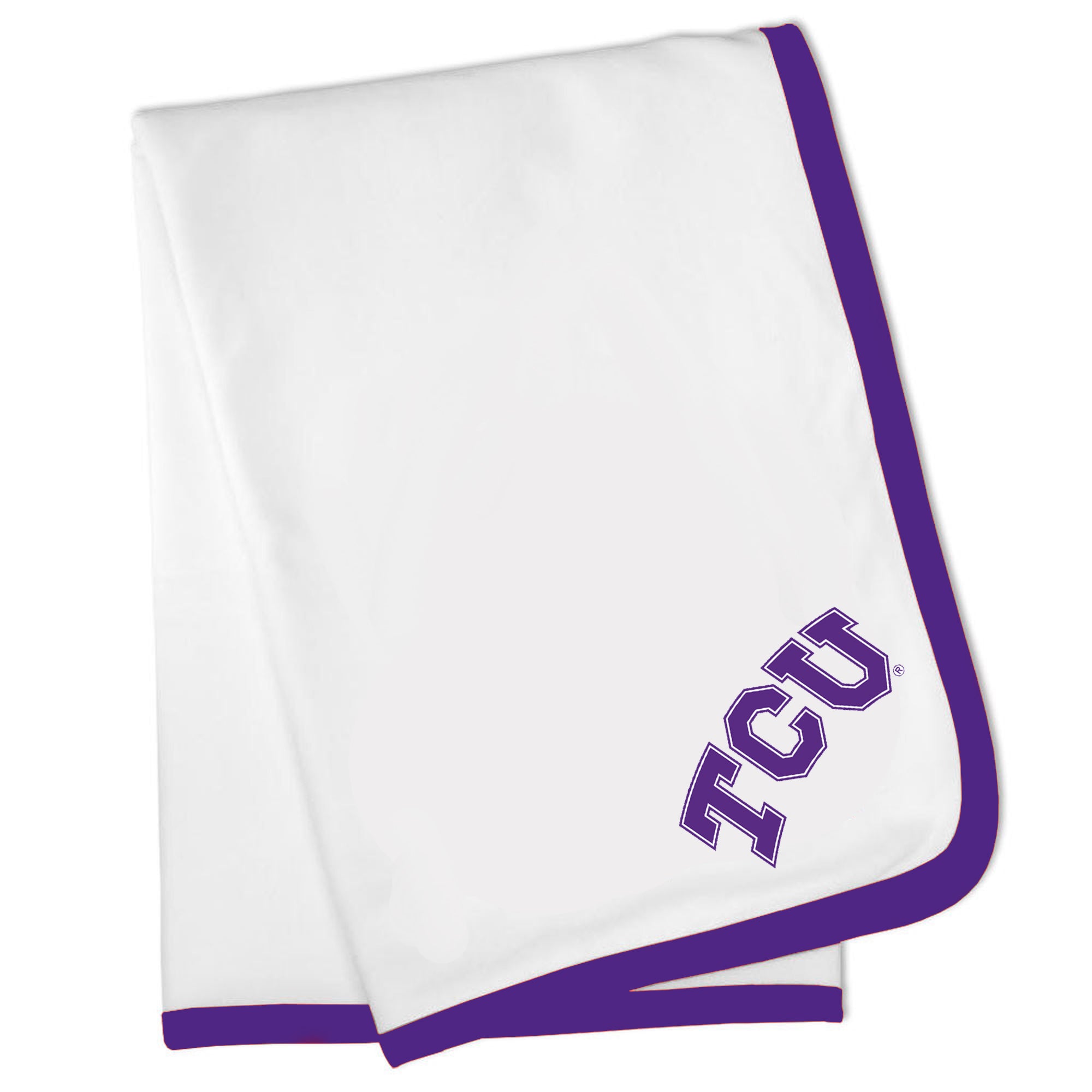 TCU Horned Frogs Baby Receiving Blanket