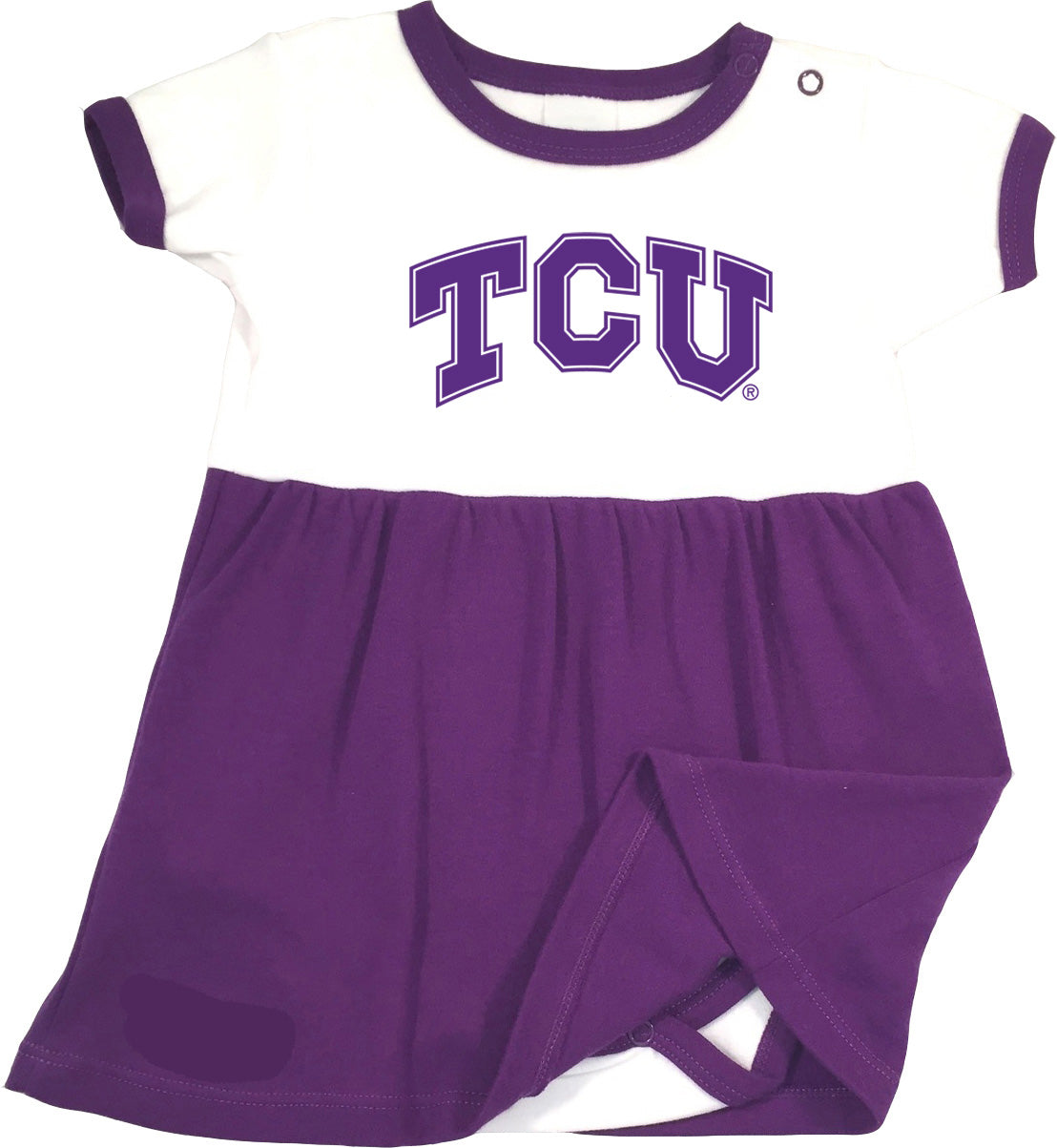 TCU Horned Frogs Baby Bodysuit Dress