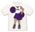 TCU Horned Frogs Heads Up! Cheerleader Baby/Toddler/Youth T-Shirt