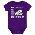 TCU Horned Frogs On Game Day Baby Bodysuit