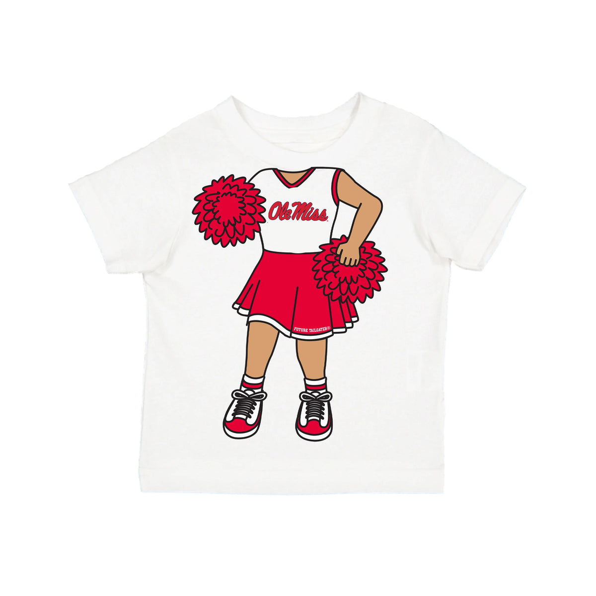 Ole Miss Rebels Heads Up! Cheerleader Baby/Toddler/Youth T-Shirt