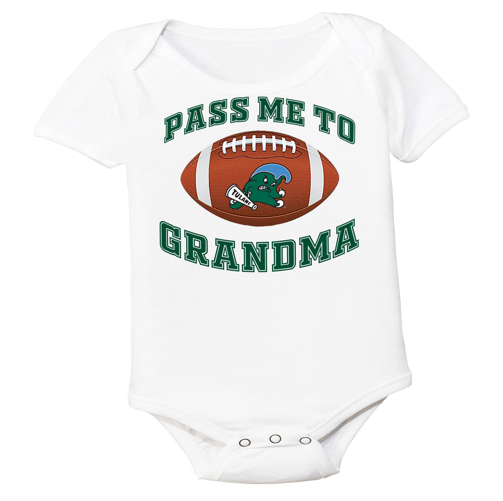 Tulane Green Wave Pass Me to GrandPA, & Other Loved Ones Baby Bodysuit