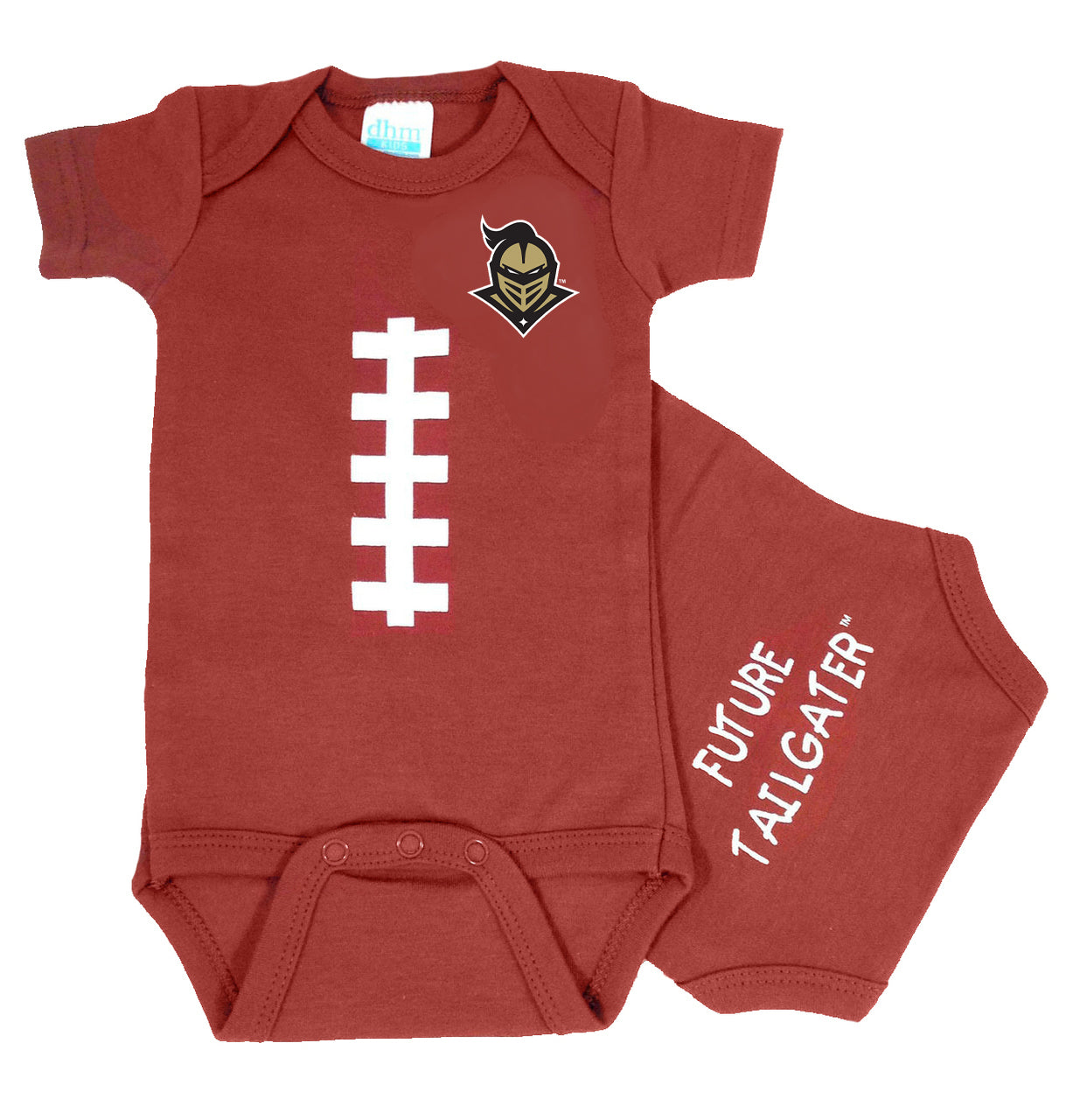 UCF Knights Brown Football Baby Bodysuit