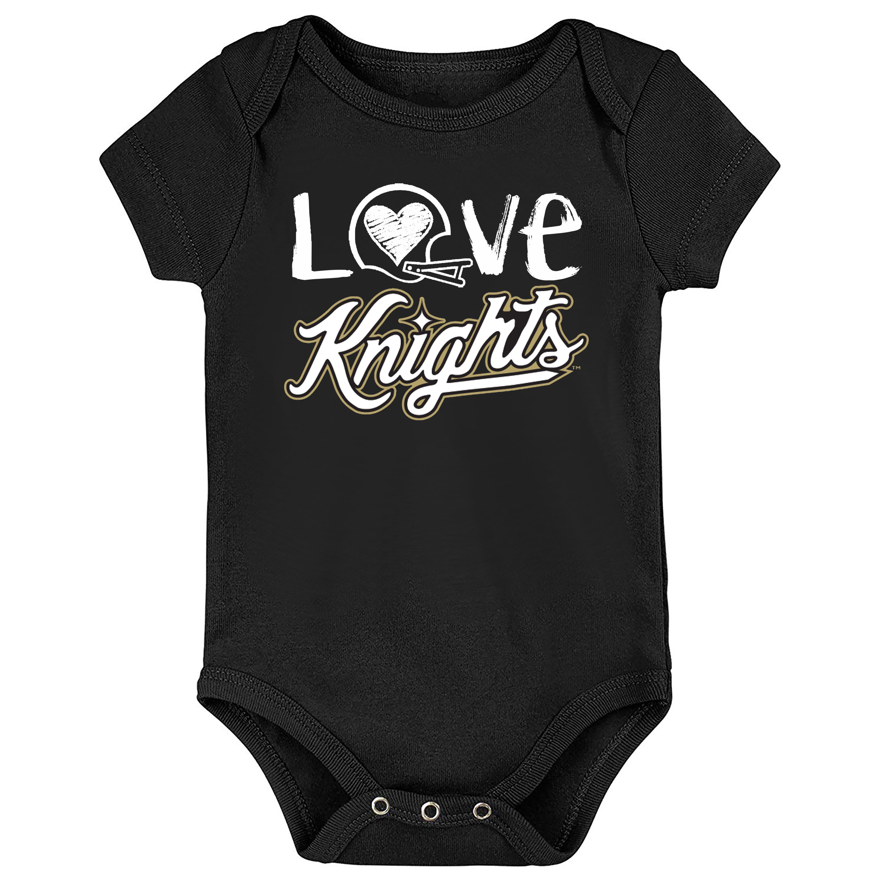 UCF Knights Doodle Art Baby Bodysuit