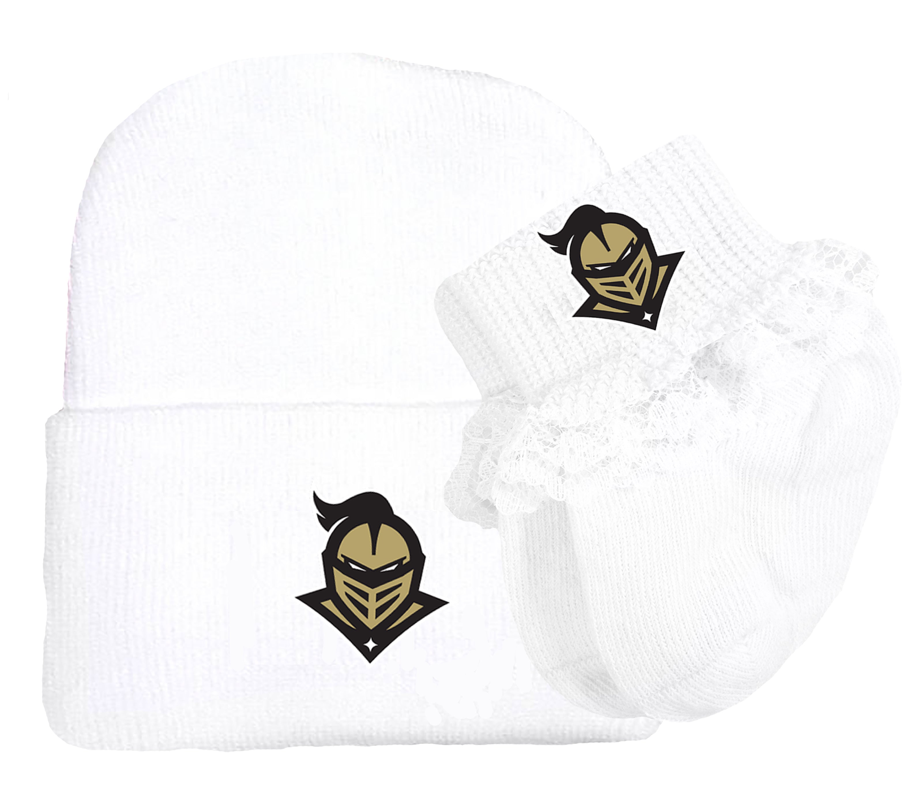 UCF Knights Baby Knit Cap and Socks Set