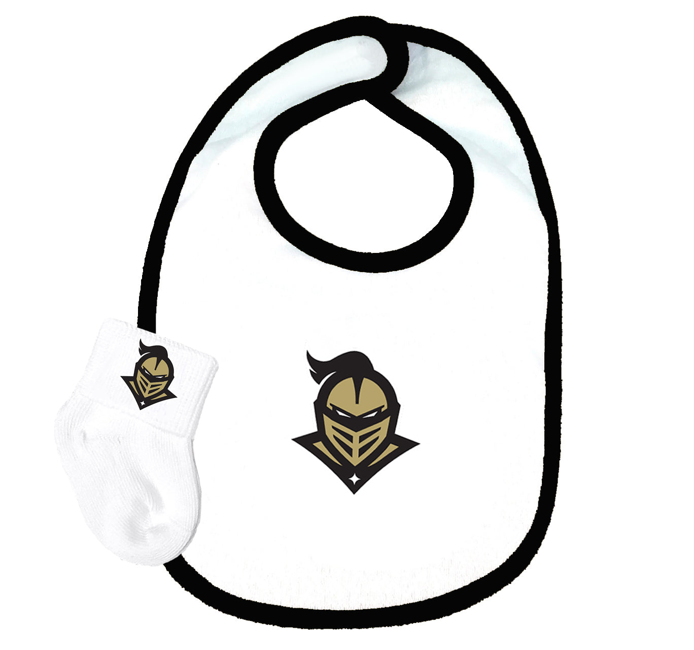 UCF Knights Baby Bib and Socks Set