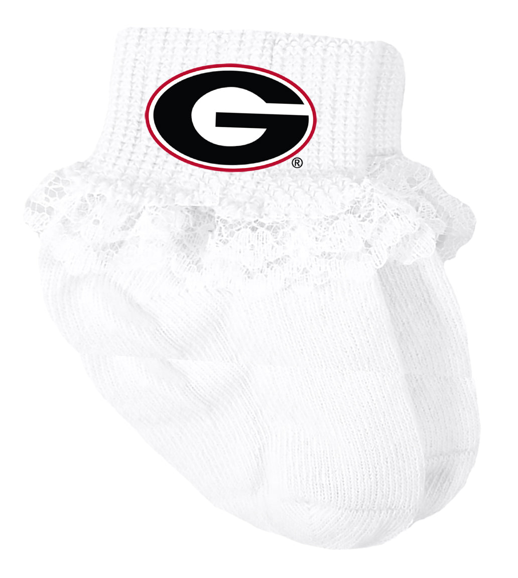 Georgia Bulldogs Baby Socks