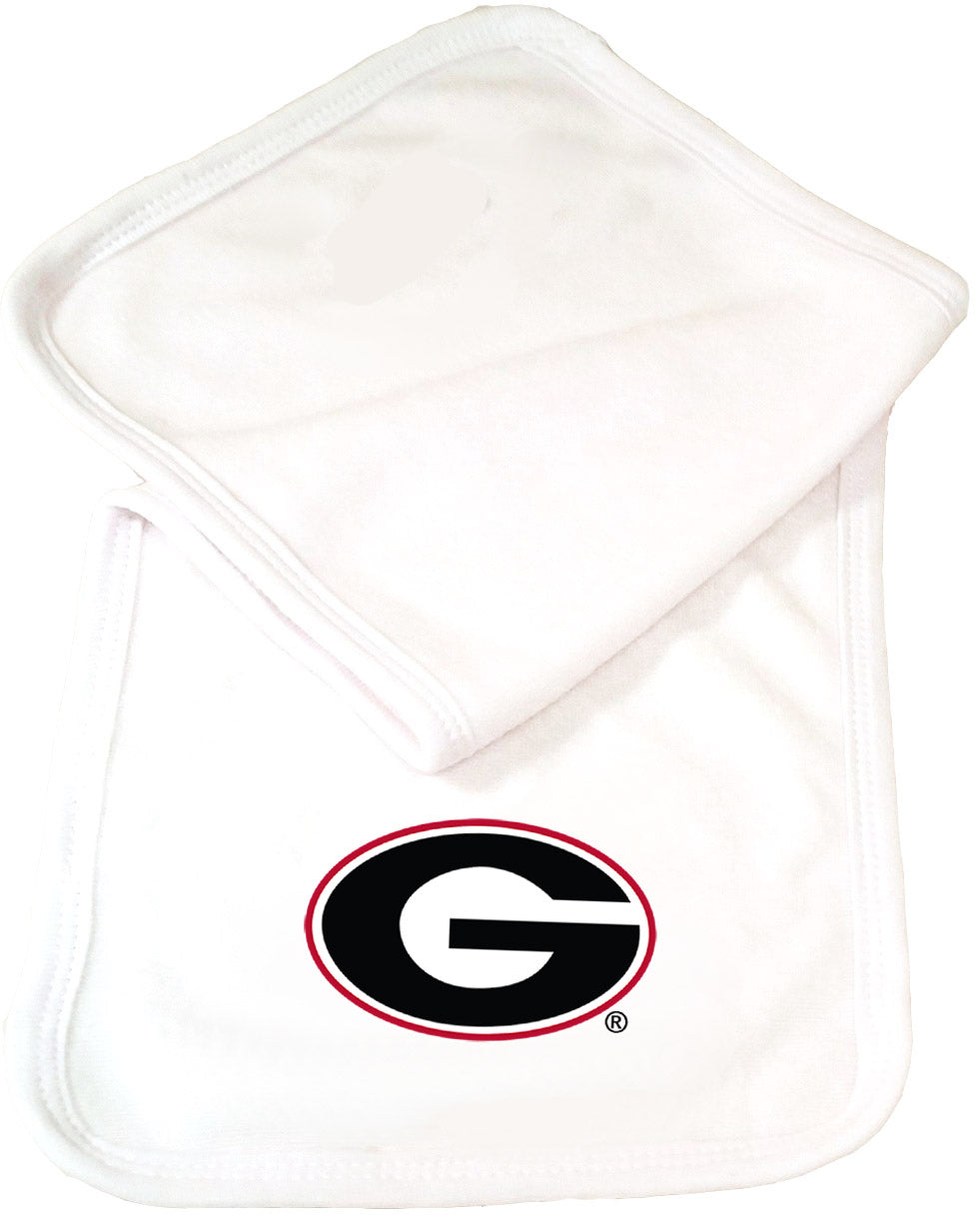 Georgia Bulldogs Baby Burp Cloth