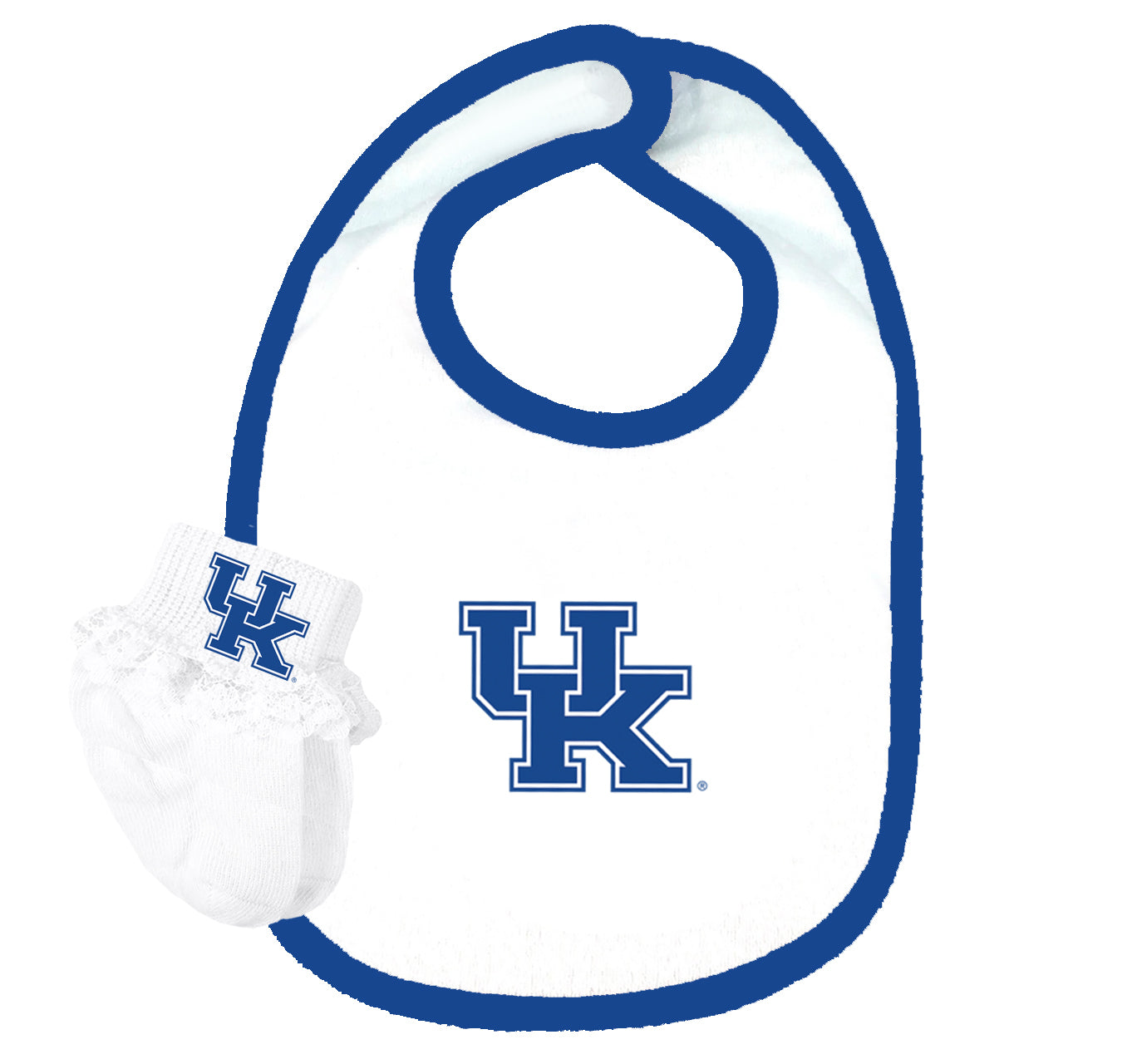 Kentucky Wildcats Baby Bib and Socks Set
