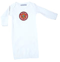 Louisiana Ragin Cajuns LOGO Baby Layette Gown