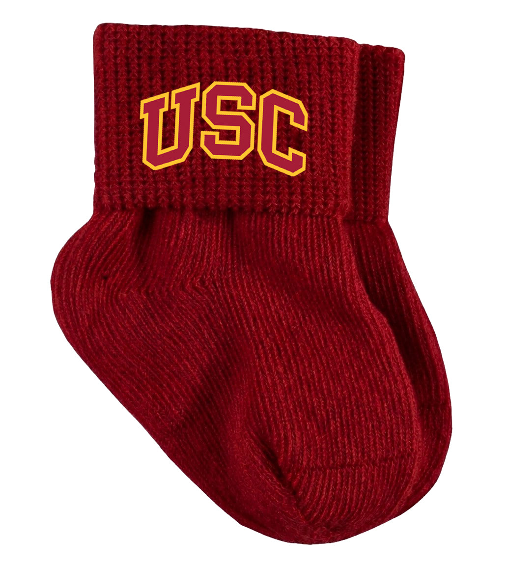 USC Trojans Baby Socks