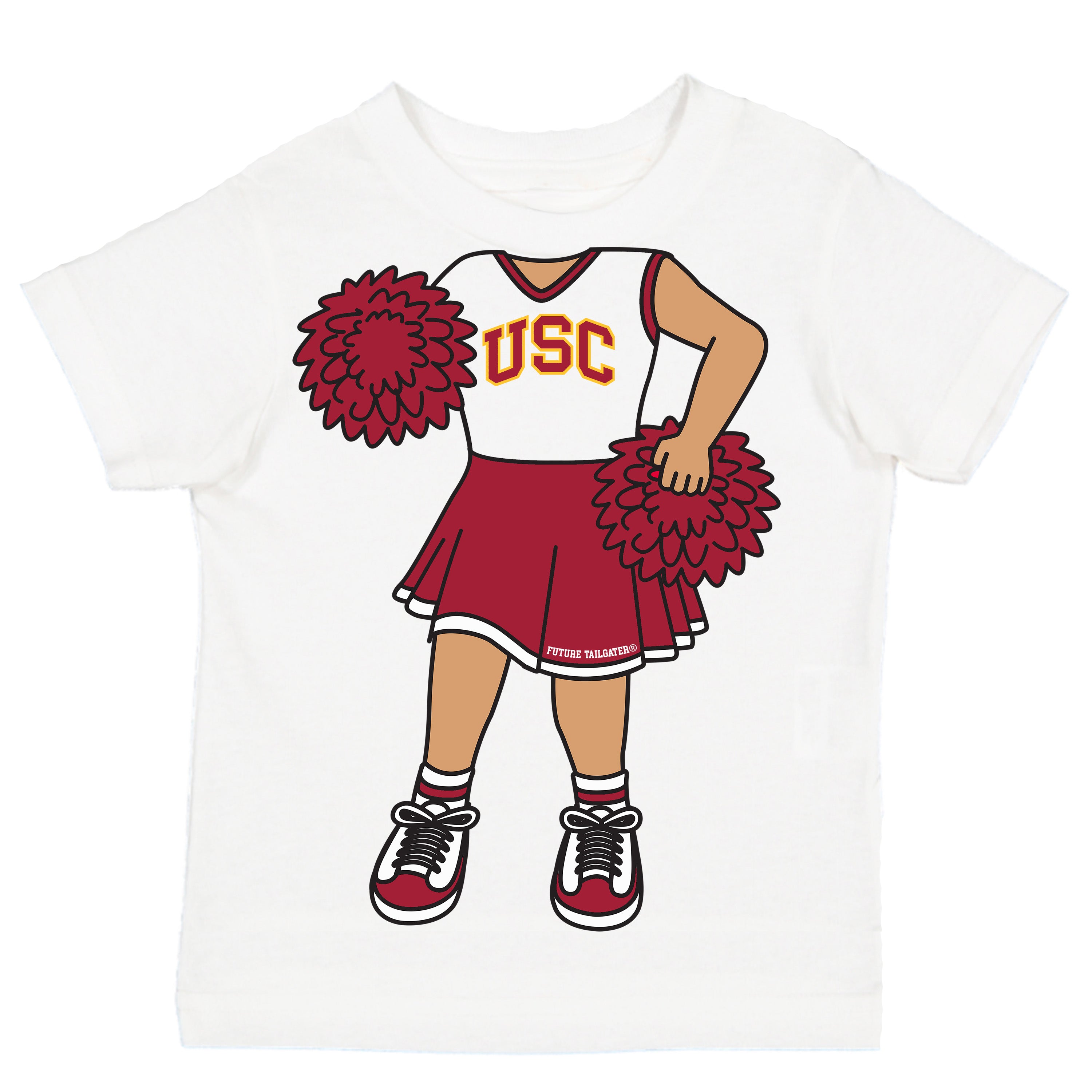 USC Trojans Heads Up! Cheerleader Baby/Toddler/Youth T-Shirt