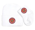 Louisiana Ragin Cajuns Baby Knit Cap and Socks Set