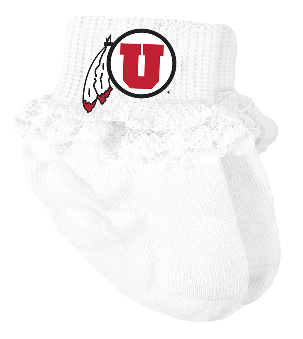 Utah Utes Baby Socks